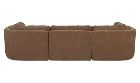 Matina Lounge Modular Sectional Taupe by Moe's Home at Eve Furniture