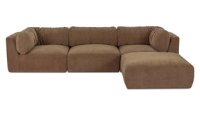 Matina Lounge Modular Sectional Taupe by Moe's Home at Eve Furniture