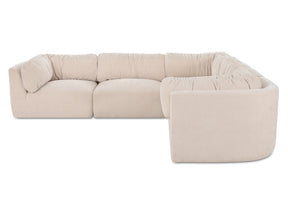 Matina Oatmeal Classic L Modular Sectional by MOES at Eve Furniture