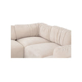 Matina Oatmeal Classic L Modular Sectional by Moe's Home at Eve Furniture