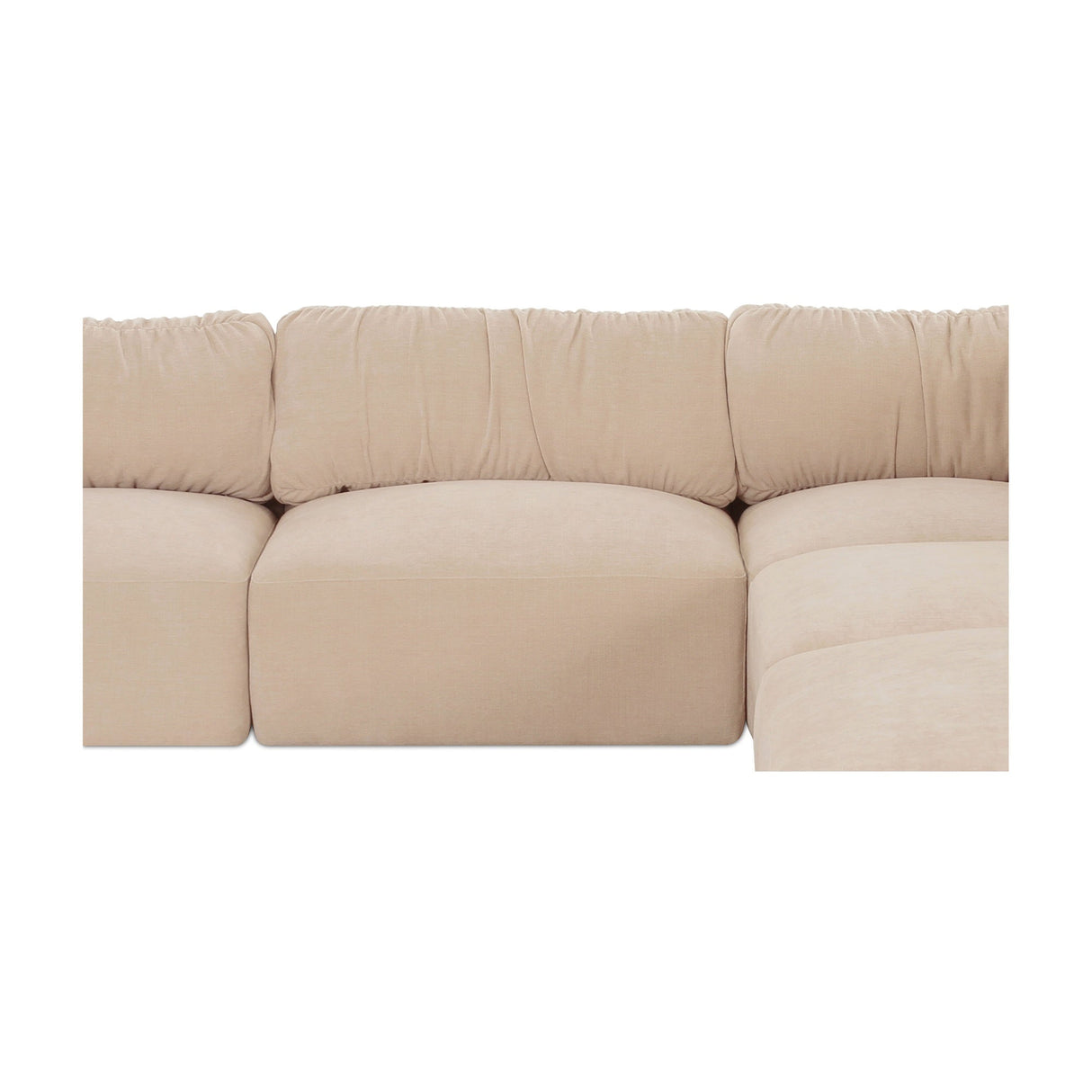 Matina Oatmeal Dream Modular Sectional by Moe's Home at Eve Furniture