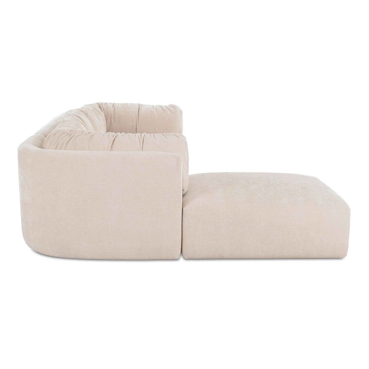 Matina Oatmeal Lounge Modular Sectional by Moe's Home at Eve Furniture