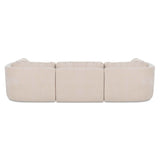 Matina Oatmeal Lounge Modular Sectional by Moe's Home at Eve Furniture