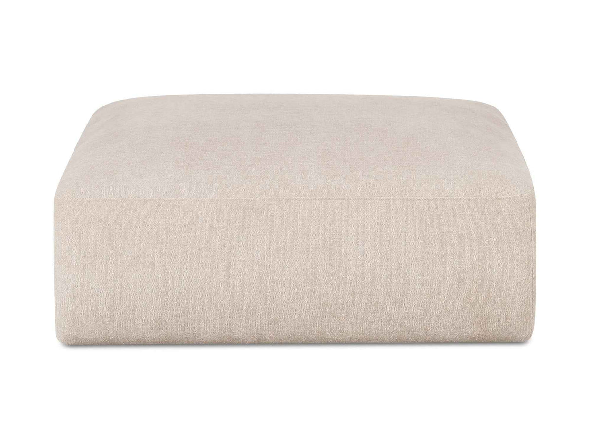 Matina Oatmeal Ottoman by Moe's Home at Eve Furniture