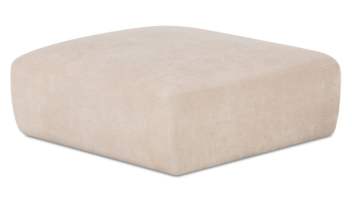 Matina Ottoman Oatmeal by Moe's Home at Eve Furniture