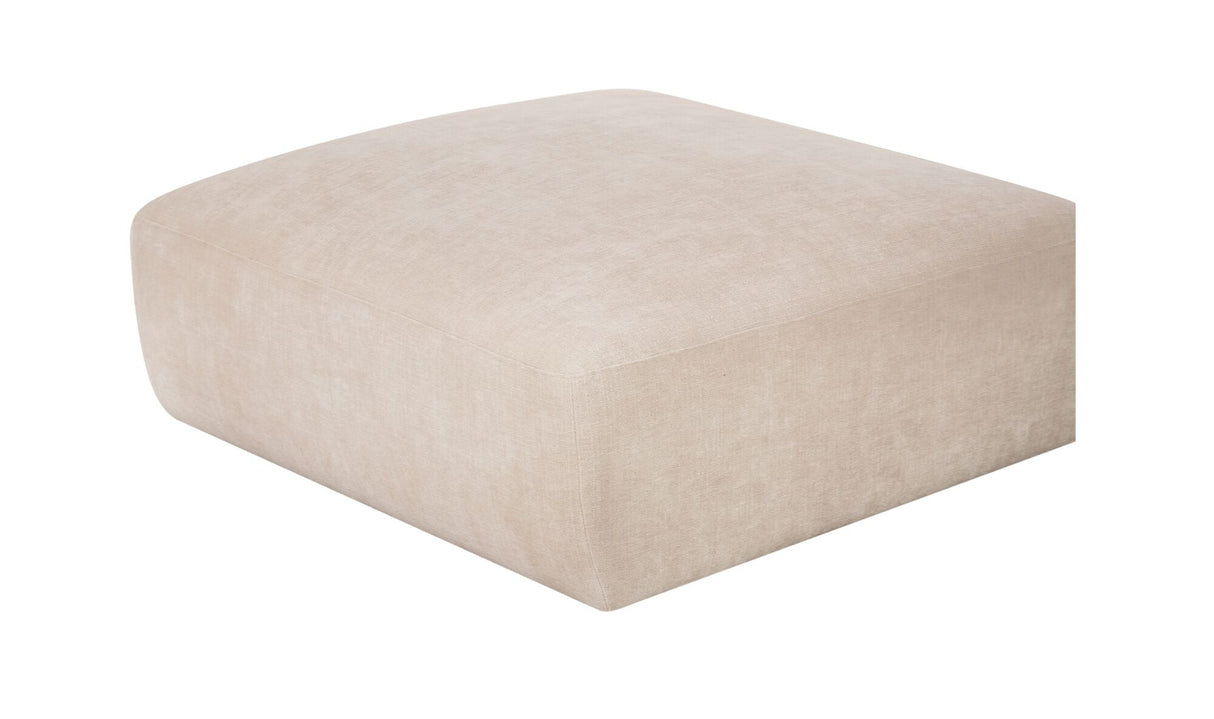 Matina Ottoman Oatmeal by Moe's Home at Eve Furniture
