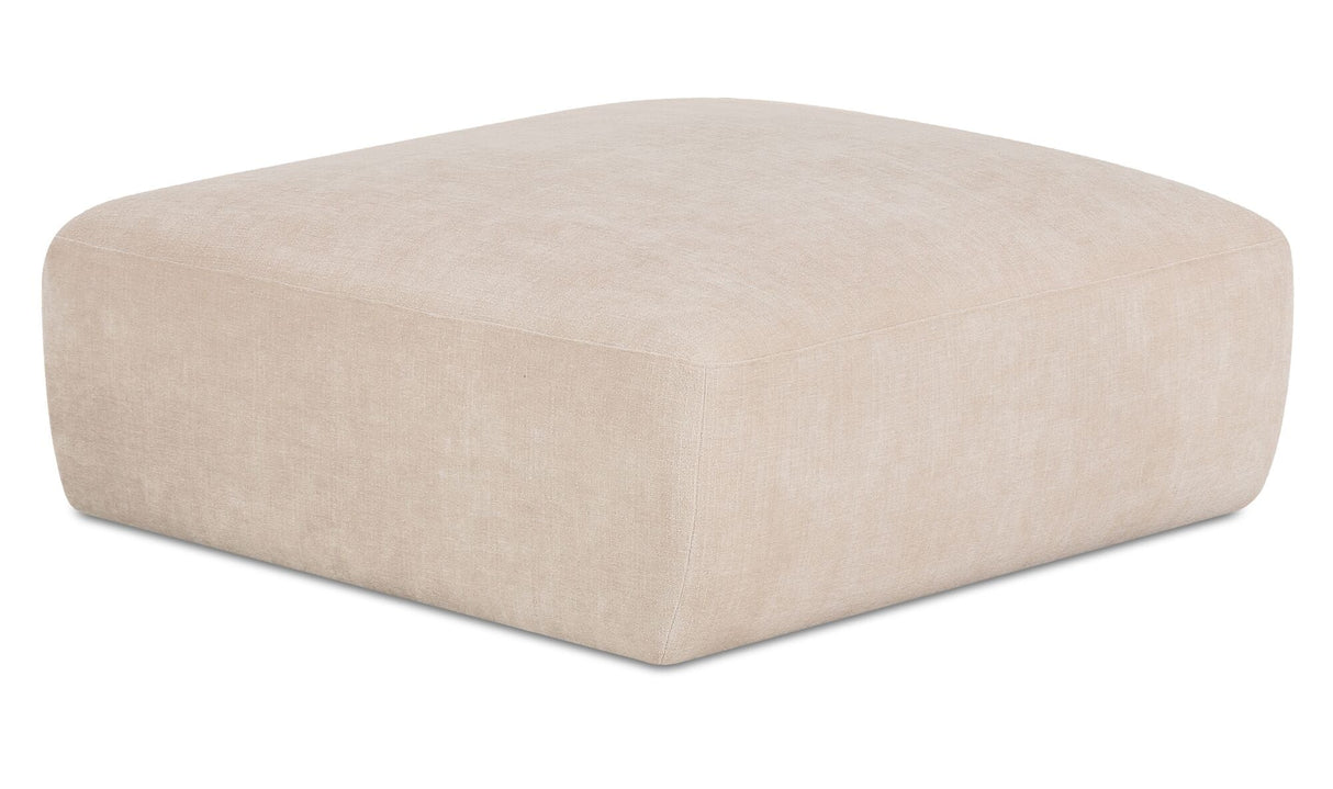 Matina Ottoman Oatmeal by Moe's Home at Eve Furniture