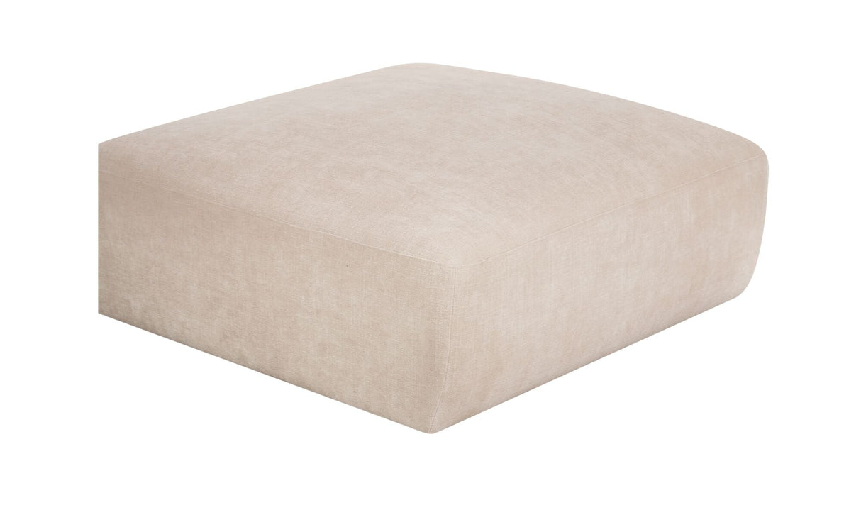 Matina Ottoman Oatmeal by Moe's Home at Eve Furniture