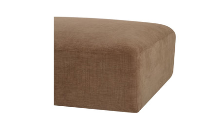 Matina Ottoman Taupe by Moe's Home at Eve Furniture