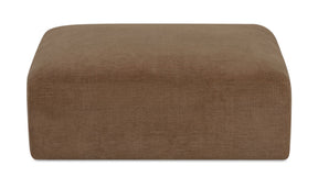 Matina Ottoman Taupe by Moe's Home at Eve Furniture