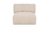 Matina Slipper Chair Oatmeal by Moe's Home at Eve Furniture