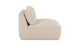 Matina Slipper Chair Oatmeal by Moe's Home at Eve Furniture