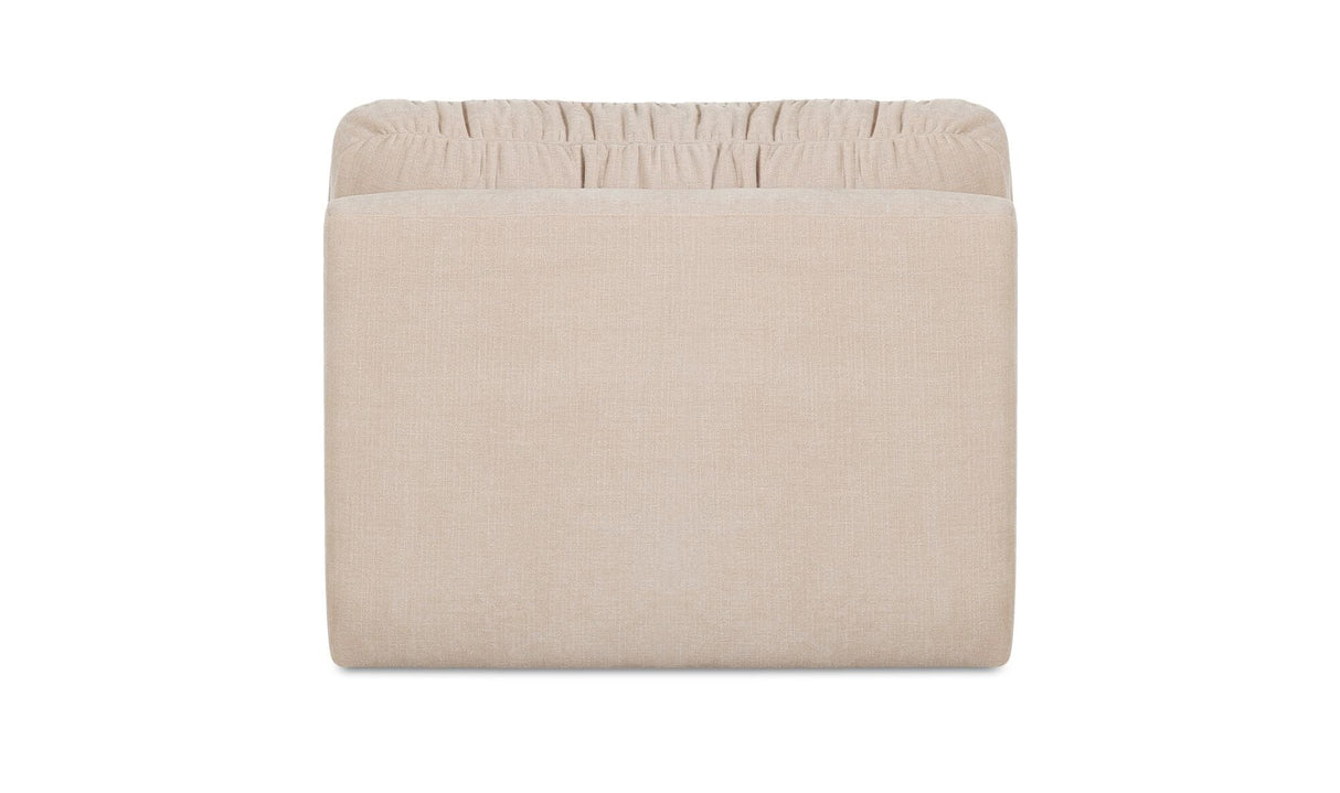 Matina Slipper Chair Oatmeal by Moe's Home at Eve Furniture