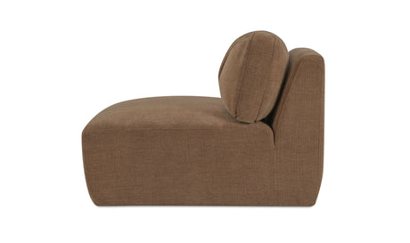 Matina Slipper Chair Taupe by Moe's Home at Eve Furniture