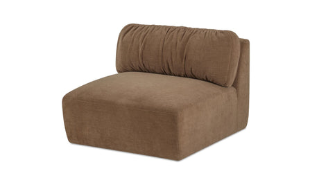 Matina Slipper Chair Taupe by Moe's Home at Eve Furniture