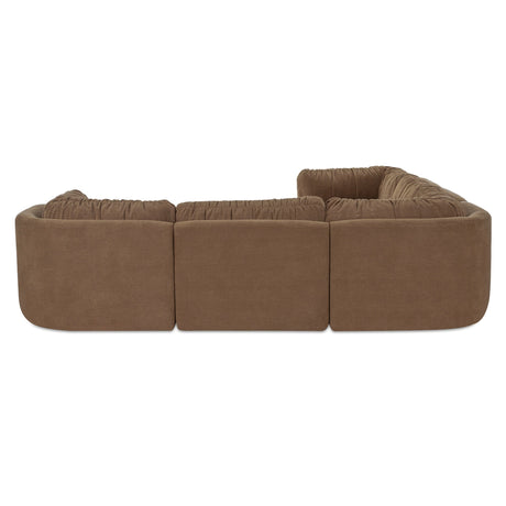 Matina Taupe Classic L Modular Sectional by MOES at Eve Furniture