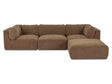 Matina Taupe Lounge Modular Sectional by Moe's Home at Eve Furniture