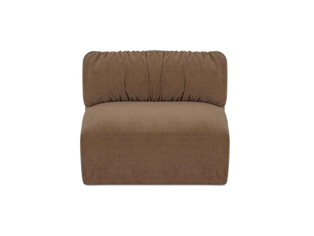 Matina Taupe Slipper Chair