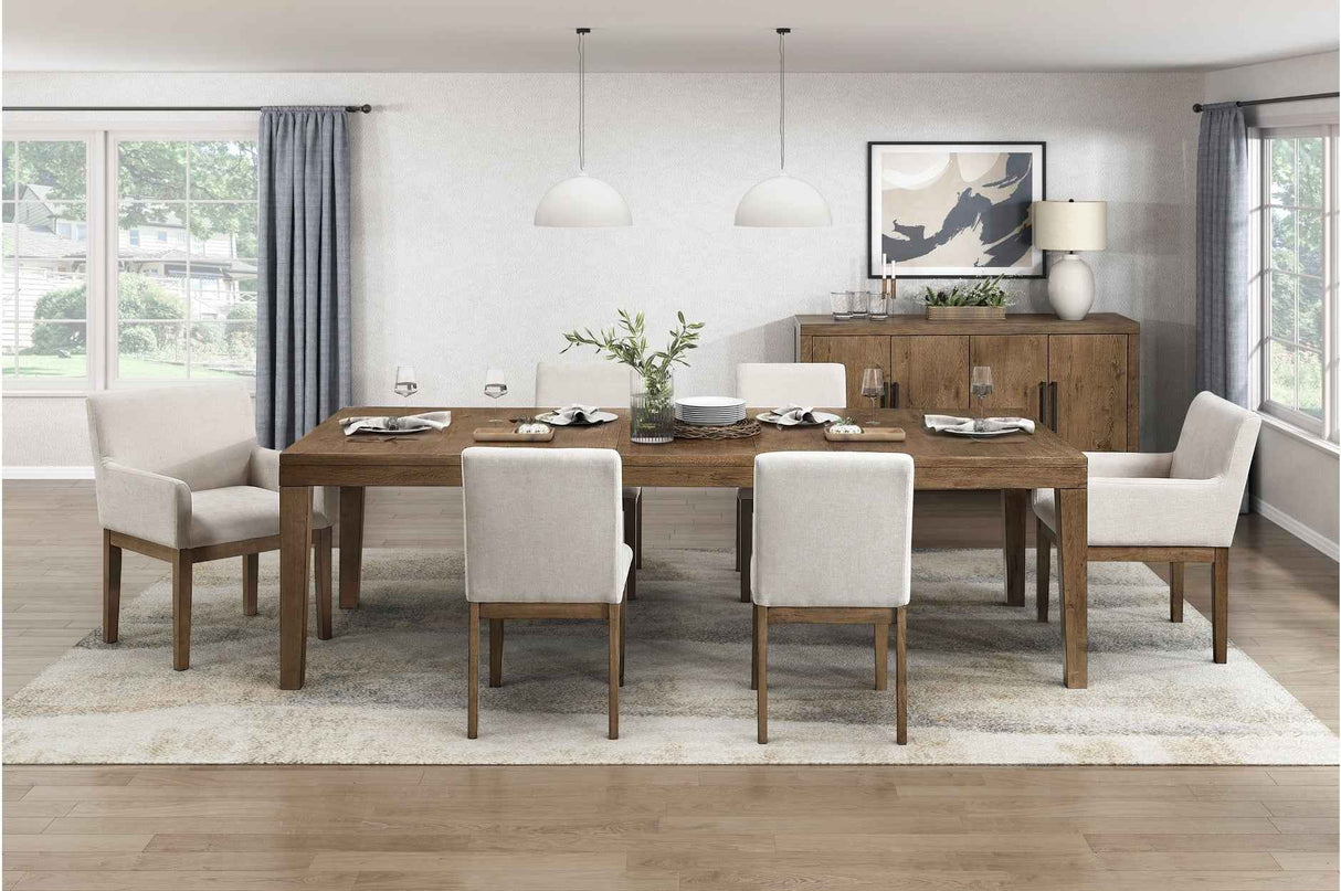 Matisse Brown 102" Extendable Dining Room Set