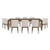Matisse Brown 102" Extendable Dining Room Set