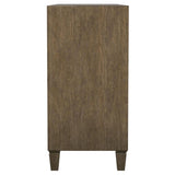 Matisse Brown 4-drawer Dining Sideboard Buffet Cabinet with Rattan Cabinet Doors by Coaster at Eve Furniture