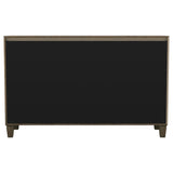 Matisse Brown 4-drawer Dining Sideboard Buffet Cabinet with Rattan Cabinet Doors by Coaster at Eve Furniture