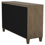 Matisse Brown 4-drawer Dining Sideboard Buffet Cabinet with Rattan Cabinet Doors by Coaster at Eve Furniture