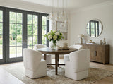Matisse Brown 60-inch Round Dining Table by Homelegance at Eve Furniture