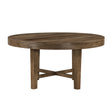 Matisse Brown 60-inch Round Dining Table by Homelegance at Eve Furniture