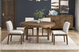 Matisse Brown 60" Round Dining Room Set by Homelegance at Eve Furniture