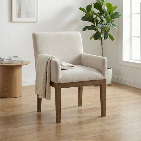 Matisse Brown Arm Chair, Set of 2 by Homelegance at Eve Furniture