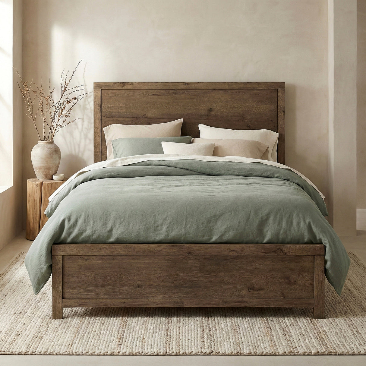 Matisse Brown California King Panel Bed by Homelegance at Eve Furniture