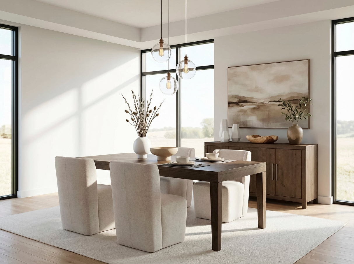Matisse Brown Dining Table by Homelegance at Eve Furniture