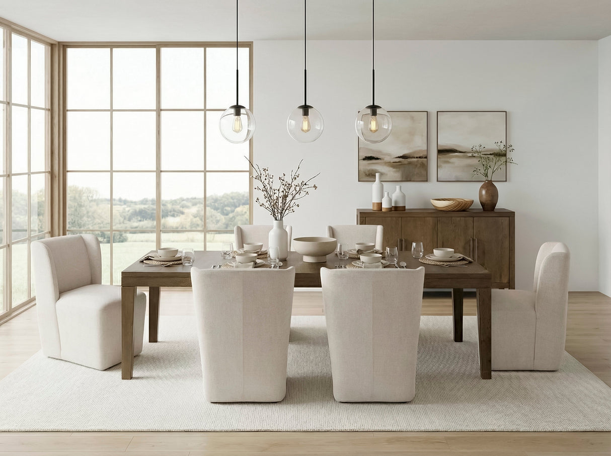 Matisse Brown Dining Table by Homelegance at Eve Furniture