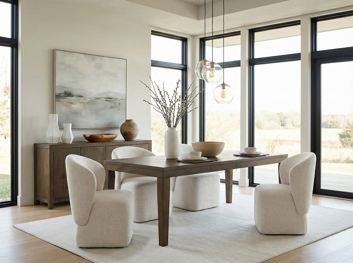 Matisse Brown Dining Table by Homelegance at Eve Furniture