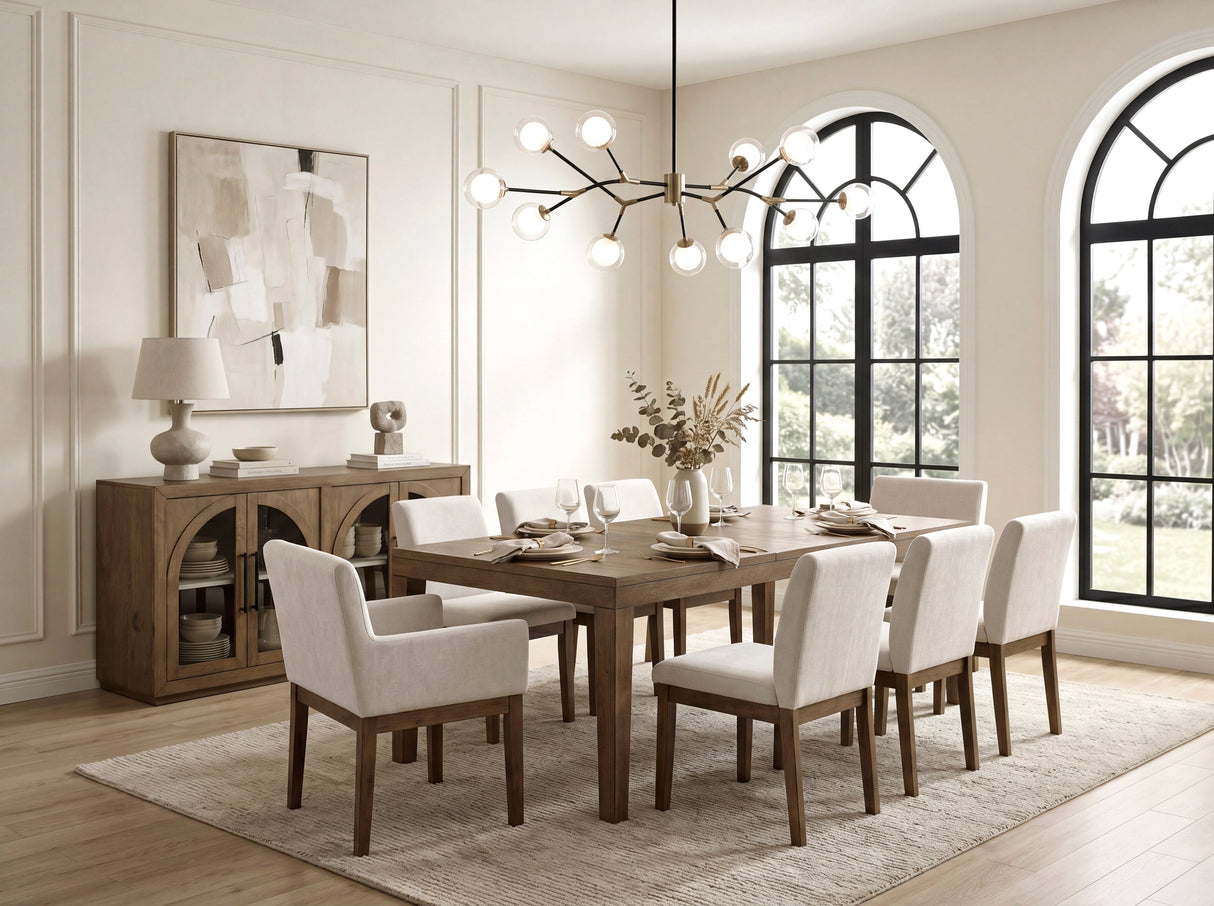 Matisse Brown Dining Table by Homelegance at Eve Furniture