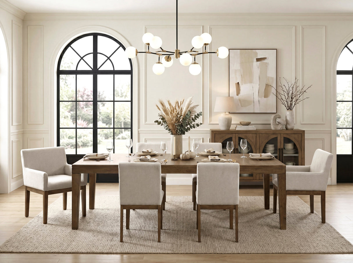 Matisse Brown Dining Table by Homelegance at Eve Furniture