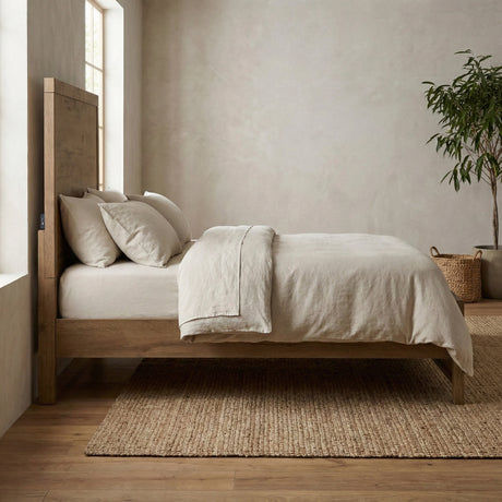 Matisse Brown King Panel Bed by Homelegance at Eve Furniture