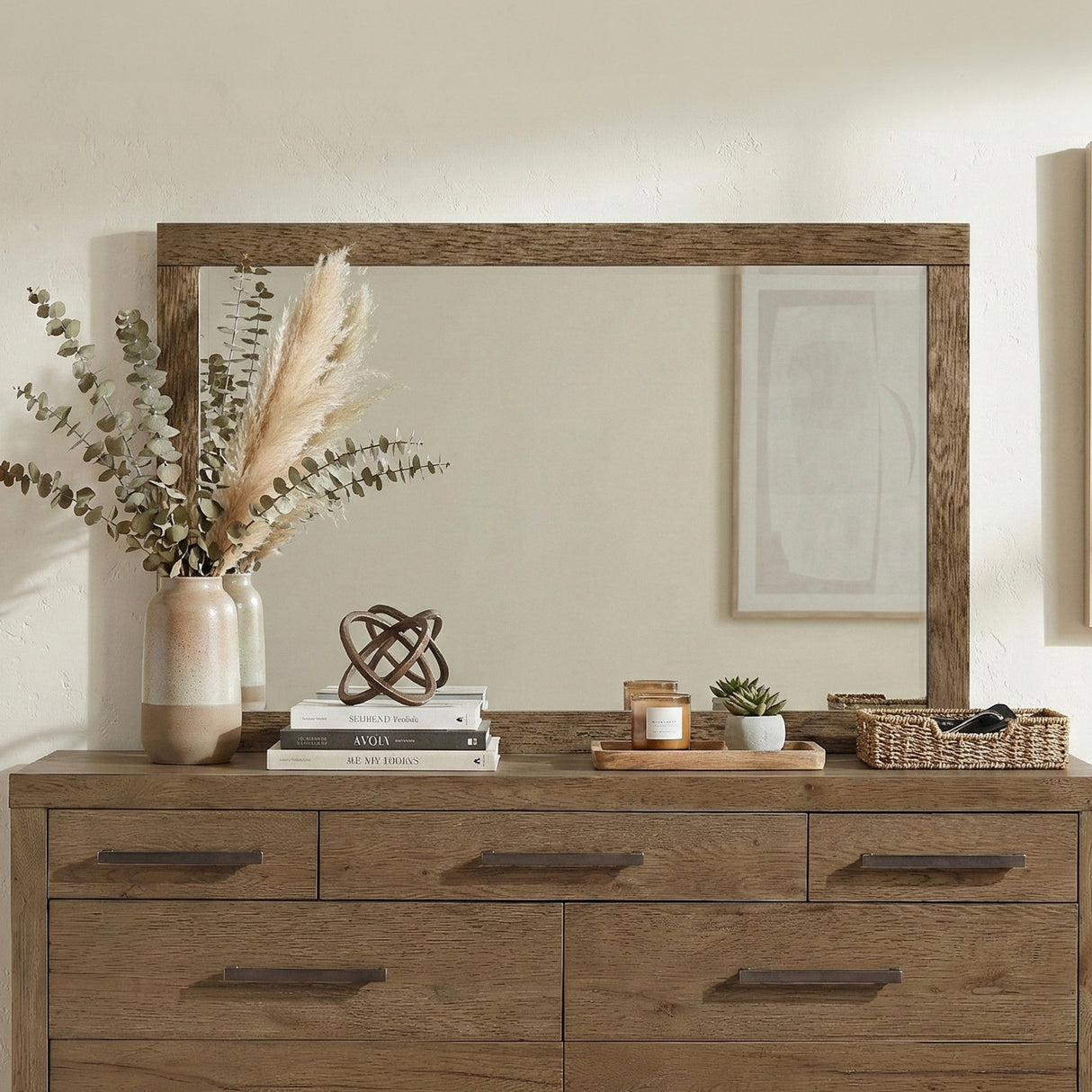 Matisse Brown Mirror by Homelegance at Eve Furniture