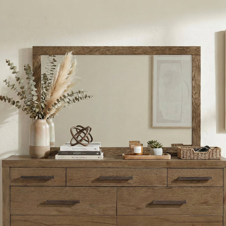 Matisse Brown Mirror by Homelegance at Eve Furniture