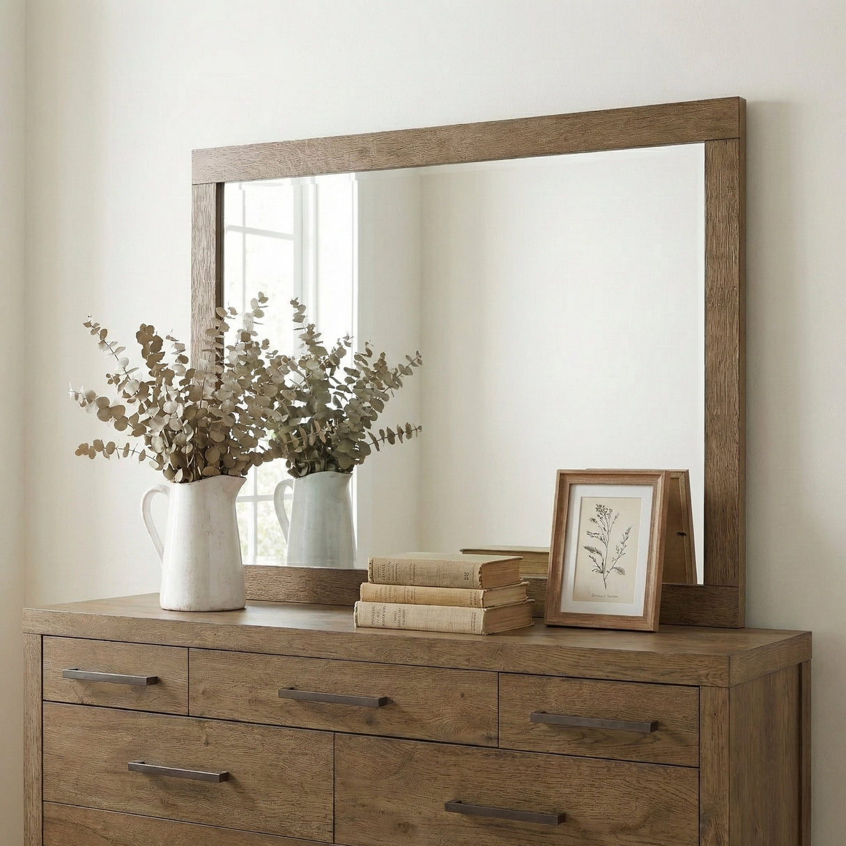Matisse Brown Mirror by Homelegance at Eve Furniture