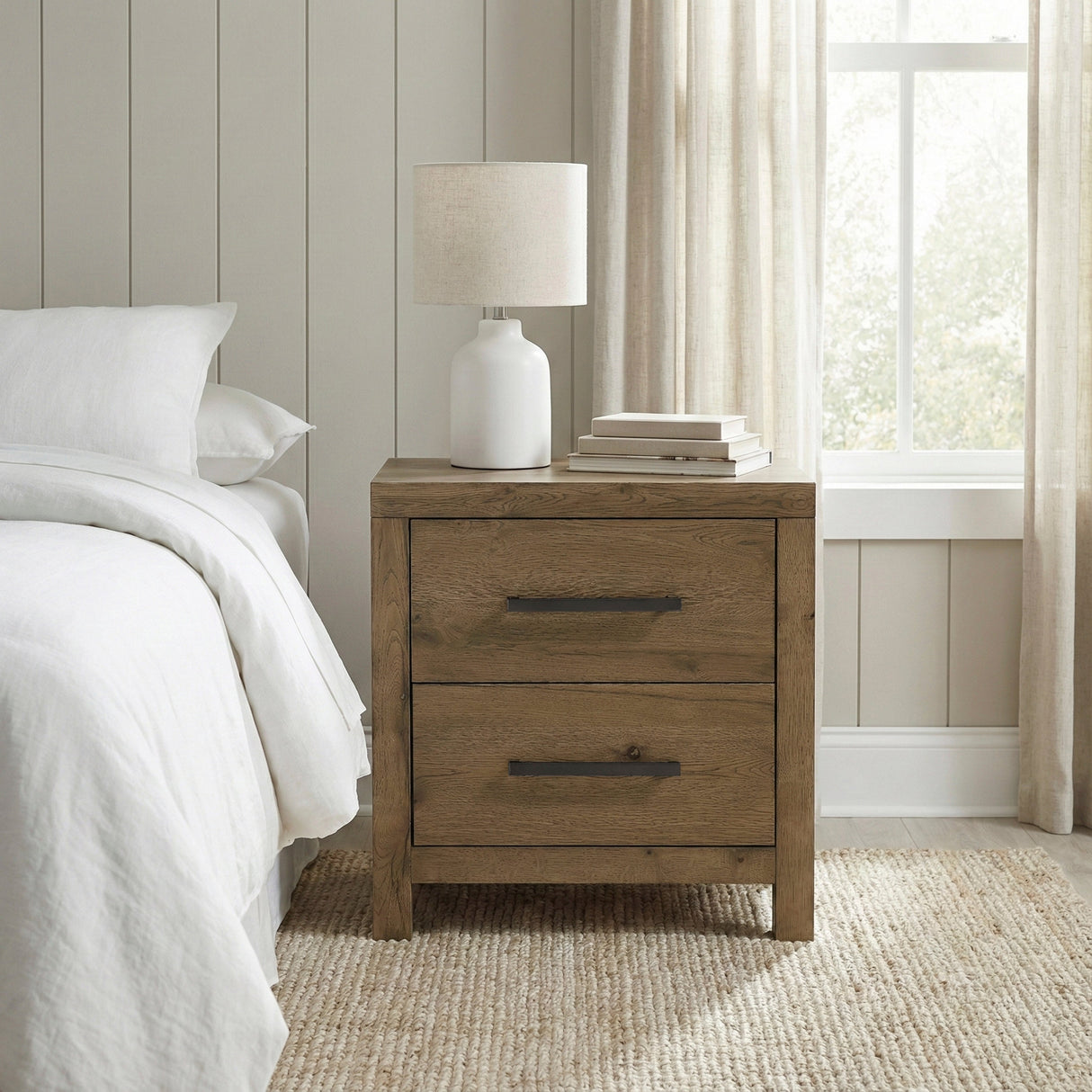 Matisse Brown Nightstand by Homelegance at Eve Furniture