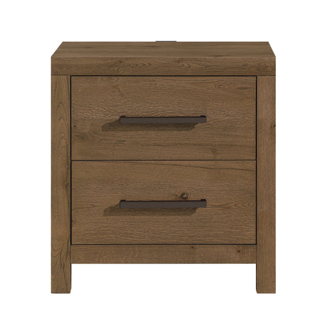 Matisse Brown Nightstand by Homelegance at Eve Furniture