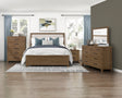 Matisse Brown Panel Upholstered Bedroom Set by Homelegance at Eve Furniture