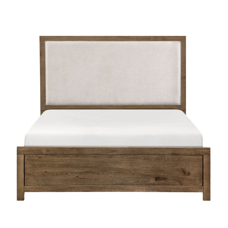 Matisse Brown Queen Panel Bed by Homelegance at Eve Furniture