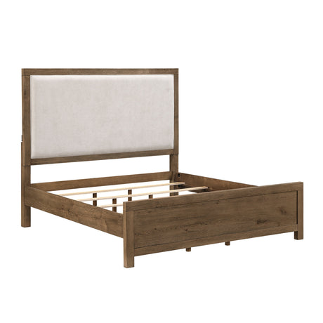 Matisse Brown Queen Panel Bed by Homelegance at Eve Furniture