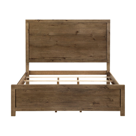 Matisse Brown Queen Panel Bed by Homelegance at Eve Furniture