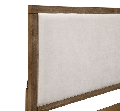 Matisse Brown Queen Panel Bed by Homelegance at Eve Furniture