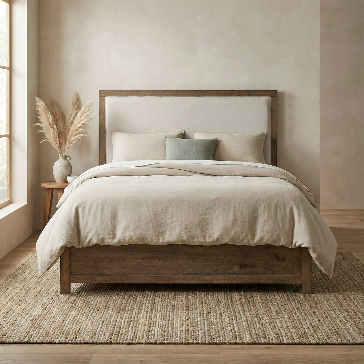 Matisse Brown Queen Panel Bed by Homelegance at Eve Furniture
