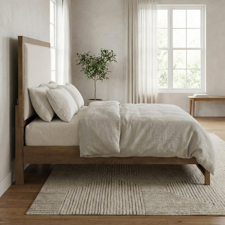 Matisse Brown Queen Panel Bed by Homelegance at Eve Furniture